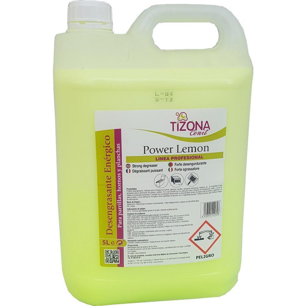 Desengrasante POWER LEMON -5 TIZONA CENIT