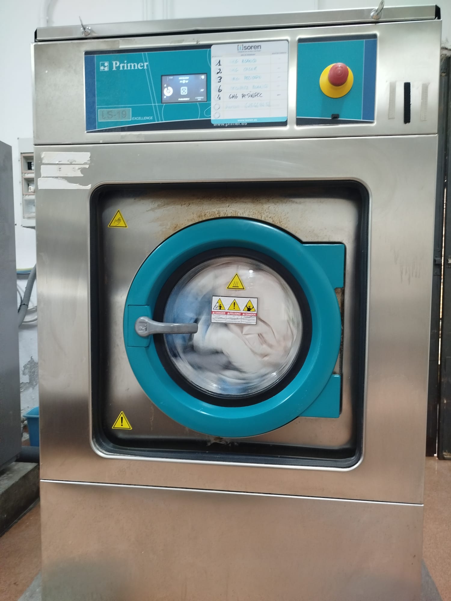 Lavadora industrial PRIMER LS-19T2 ELECTRICA 18KG segunda mano